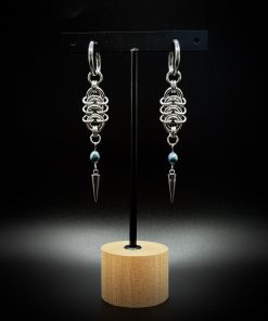 Boucles d’oreilles Nereis - Obsidian